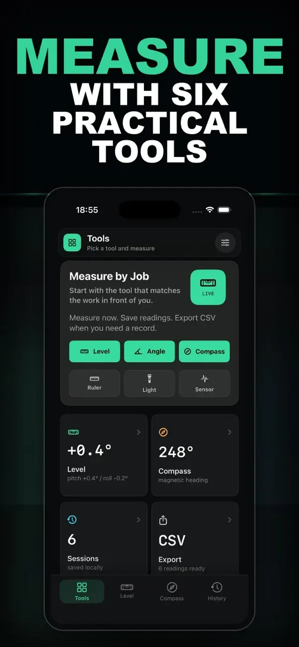 Sensor Toolbox measurement tools overview